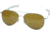 AO General Sunglasses, Silver, Amber Poly Lens, Bayonet, 58mm, Polarized S-PHCAP-BNT-58