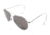 AO General Sunglasses, Silver, Gray Glass Lens, Comfort Cable, 58mm S-TCG-CC-58