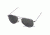 AO General Sunglasses, Silver, Wire Spatula, Grey Glass Lenses, 58mm, Polarized S-TCGPG-WS-58