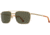 AO Geoffrey Sunglasses - Mens, Gold, Calobar Green AOLite Nylon Lenses, Gold / Calobar Green Polalrized Lens, 58-18-145, GFY358STHAGNN-P