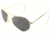 AO II 8-Base Sunglasses, Gold, Comfort Cable, Grey Poly Lenses, 58mm, Polarized G-CCGPP-CC-58