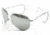 AO II 8-Base Sunglasses, Silver, Comfort Cable, Silver Mirror Lenses - 55mm S-SMP-CC-55