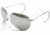 AO II 8-Base Sunglasses, Silver, Comfort Cable, Silver Mirror Lenses - 58mm S-SMP-CC-58