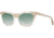 AO Lucinda Sunglasses - Womens, Champagne Shell, SunVogue Green Gradient AOLite Nylon Lenses, Champagne Shell / SunVogue Green Gradient Polarize, 51-20-140, LUC151ST--EGN-P