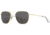 AO Original Pilot Sunglasses, Gold Frame, 57 mm Gray SkyMaster Glass Lenses, Standard Temple,738921549758