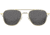 AO Original Pilot Sunglasses, Gold Frame, 52 mm Gray AOLite Nylon Lenses, Standard Temple,738921549413