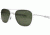 Open Box, Dealer Demo, AO Original Pilot Sunglasses, Bayonet, Silver Frame, Green Glass Lenses, 57mm, 32207