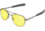 AO Original Pilot Sunglasses, Bayonet, Black Frame, Yellow Lens, 52mm, 30238