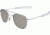 AO Original Pilot Sunglasses, Bayonet, Matte Chrome Frame, Silver Mirror Lens, 52mm, 30230