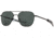 AO Original Pilot Sunglasses, Black Frame, 57 mm True Color Gray AOLite Nylon Lenses, Bayonet Temple, Polarized, 738921562238