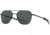 AO Original Pilot Sunglasses, Black Frame, 52 mm True Color Gray SkyMaster Glass Lenses, Bayonet Temple,738921562139