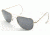AO Original Pilot Sunglasses, Gold, Comfort Cable, CC Gray Poly Lens, 52mm, Polarized G-PCCP-CC-52