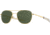 AO Original Pilot Sunglasses, Gold Frame, 57 mm True Color Gray AOLite Nylon Lenses, Bayonet Temple, Polarized, 738921549697
