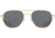 AO Original Pilot Sunglasses, Gold Frame, 52 mm True Color Gray AOLite Nylon Lenses, Bayonet Temple,738921549321