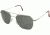AO Original Pilot Sunglasses, Gold, Wire Spatula, Grey Glass Lens, 57mm, Polarized G-TCGPG-WS-57