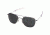 AO Original Pilot Sunglasses, Bayonet, Matte Chrome Frame, True Color Gray Glass Lens, 55mm, 10716-882