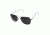 AO Original Pilot Sunglasses, Matte Chrome, Comfort Cable, CC Gray Poly Lens, 57mm MC-CCP-CC-57