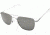 AO Original Pilot Sunglasses, Matte Chrome, Wire Spatula, Gry Glass Lens, 55mm, Polarized MC-TCGPG-WS-55