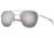 AO Original Pilot Sunglasses, Silver Frame, 52 mm SunFlash Silver Mirror AOLite Nylon Lenses, Bayonet Temple, Polarized, 738921564652