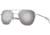 AO Original Pilot Sunglasses, Silver Frame, 57 mm SunFlash Silver Mirror SkyMaster Glass Lenses, Bayonet Temple,738921564706