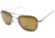 AO Original Pilot Sunglasses, Silver, Wire Spatula, Brown Glass Lens, 57mm S-CBPG-WS-57