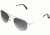 AO Original Pilot Sunglasses, Wire Spatula, Gold Frame, Polycarbonate Gradient Grey Lens, 52mm, 30020