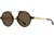 AO Oxford Sunglasses, Black Tortoise Gold Frame, Cosmetan Brown AOLite Nylon Lenses, Polarized, 44-24-145 B45, OXF344ST--BNN-P