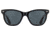 AO Saratoga Sunglasses, Black, True Color Gray AOLite Nylon Lenses, 52-19-145 B42, SAR352ST--GYN
