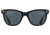 AO Saratoga Sunglasses, Black, True Color Gray AOLite Nylon Lenses, Polarized, 54-19-145 B42, SAR354ST--GYN-P