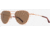 AO Sebring Sunglasses - Womens, Rose Gold Frame, Cosmetan Brown AOLite Nylon Lenses, 55-19-140, SEB255STPKBNN