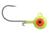 Apex Tackle Round Head Jig, Chartreuse, 1/8oz, AP-RH18-14