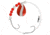 Apex Tackle Waly Spin Rig Number 4 Red/White, AP-CR4-1