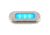Aqua Signal Cordoba LED Oblong Oval Courtesy Light - 12V - Blue w/Stainless Steel Housing 78482