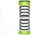 Aquamira Backcountry Replacement Filter, 800 ml/min - GRN Line, Green, 67020
