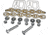 Ar-mor Chain Hanging Set 2-12 Link Chains &amp; 2-brackets