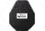 AR500 Armor A2 Armor Plates, Threat Level III+LW, 10 x 12, Build Up Coat, Black, 11331