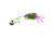 Arbogast Jointed Jitterbug 2.0, 2 1/2in, 3/8oz, 6 Feather Treble, White Zombie, G621-536