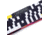 Arcade Belts Glitch, Black/White, One size fits all, A12301-36-OSFA
