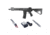 Arcturus LWT MK-I CQB 10in AEG SPORT Starter Pack ARC SE Airsoft Gun, Black, AT-ST01-CQ-SE-BK-PK