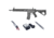 Arcturus LWT MK-III Carbine 12in SPORT AEG SE Starter Pack Airsoft Gun, Black, AT-ST03-CB-SE-BK-PK