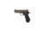 Arcturus Vanguard 4.3in Hi-Capa GBB Airsoft Pistol w/Optics Ready Slide, Black/Tan, AT-GHC-V4-OR-BT