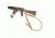 Armageddon Gear Convertible AK Sling w/1" AI Hook, Coyote Brown AG0119-CB