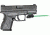 ArmaLaser GTO/FLX Finger Touch Green Laser Sight for Springfield XDM 3.8in, Black, GTOG/FLX11