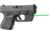 ArmaLaser Laser Sight for Glock 26, 27, 33, Green Beam, Black 768612002590