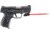 ArmaLaser Laser Sight for Ruger American Compact, Red Beam, Black GTO/FLX76