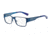 Armani EA1022 Bifocal Prescription Eyeglasses 3050-53 - Matte Blue Frame