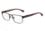 Armani EA1027 Single Vision Prescription Eyeglasses 3014-55 - Black Frame