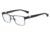 Armani EA1027 Single Vision Prescription Eyeglasses, 53mm, Matte Blue, EA1027-3100-53-SV
