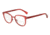Armani EA1032 Progressive Prescription Eyeglasses 3101-53 - Coral Rubber Frame