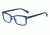 Armani EA1034 Progressive Prescription Eyeglasses 3102-52 - Dark Blue Rubber Frame